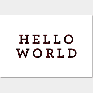 Hello World Posters and Art